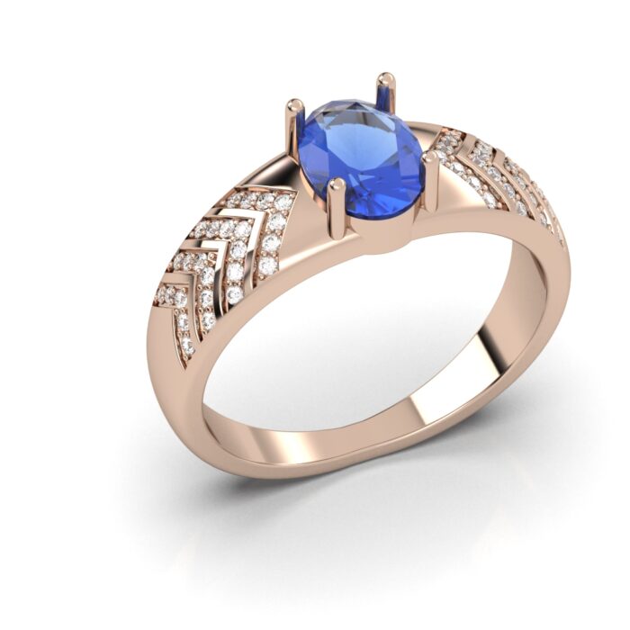 Tanzanite Engagement Ring