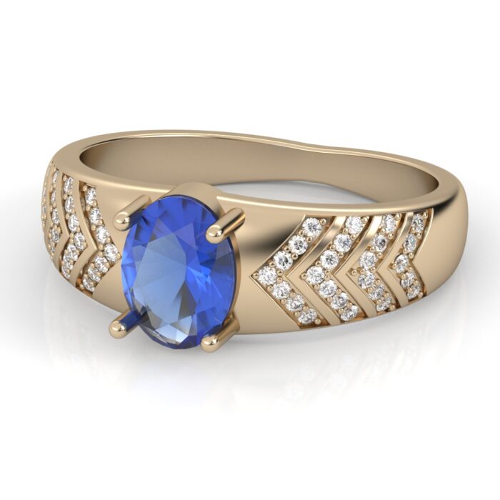 Tanzanite Engagement Ring