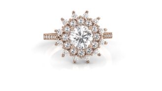 Moissanite Engagement Ring