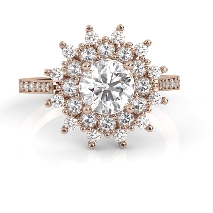 Moissanite Engagement Ring