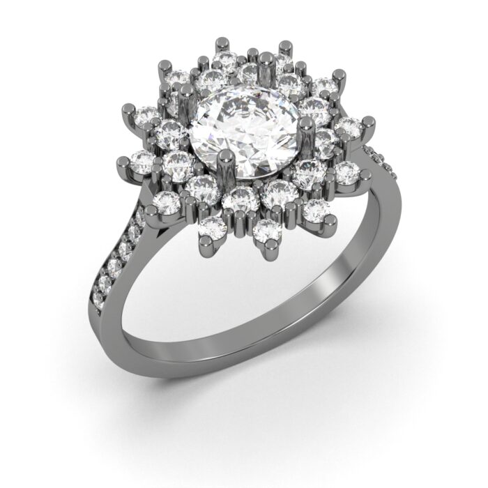 Moissanite Engagement Ring